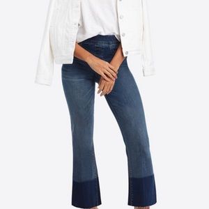 Spanx Cropped Flare Denim Jeans